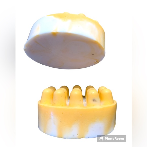 Handmade Soap - Oatmeal Honey & Milk Massage Soap Bar - Picture 2 of 11